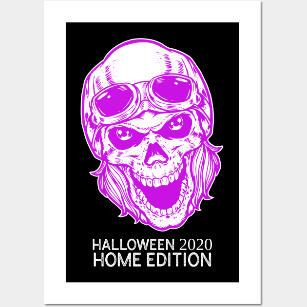 Purple Skull Monster - Halloween 2020 Home Edition Wall Art by Dodo&FriendsStore